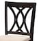 Baxton Studio Reneau Sand Upholstered Espresso Finished 5-Piece Wood Pub Set 157-9595-9776 - alternate 7